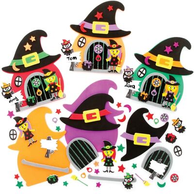 Baker Ross Witch Door Kits - 4 Designs - Halloween Decor Baker Ross Witch Door Kits - 4 Designs - Halloween Decor