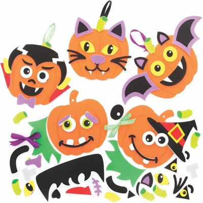 Kit de Decoración de Calabazas de Halloween Baker Ross - 8 Variantes Kit de Decoración de Calabazas de Halloween Baker Ross - 8 Variantes