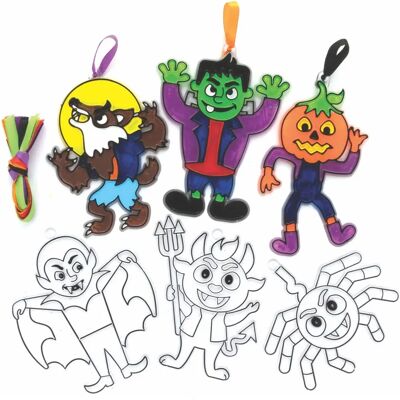 Baker Ross Halloween Zonneschijfjes - 10 Ontwerpen - Knutselset Baker Ross Halloween Zonneschijfjes - 10 Ontwerpen - Knutselset