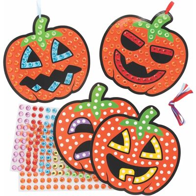 Kits d'art de gemmes de citrouille Baker Ross - Création Halloween Kits d'art de gemmes de citrouille Baker Ross - Création Halloween