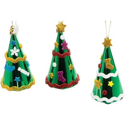 Kit de boules de Noël Baker Ross - Décorations festives Kit de boules de Noël Baker Ross - Décorations festives