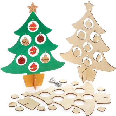 Craft Wooden Christmas Tree Kits - Houten kerstboom set Craft Wooden Christmas Tree Kits - Houten kerstboom set