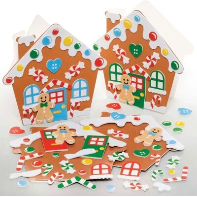 Kits de cartes de maison en pain d'épice - Kit de bricolage Kits de cartes de maison en pain d'épice - Kit de bricolage