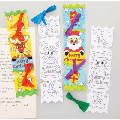 Marque-pages de Noël à colorier - Pack de 12 Marque-pages de Noël à colorier - Pack de 12