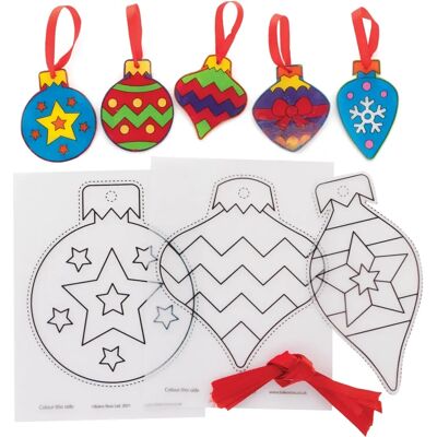Craft Christmas Bauble Super Shrink Decorations - Weihnachtskugeln Craft Christmas Bauble Super Shrink Decorations - Weihnachtskugeln