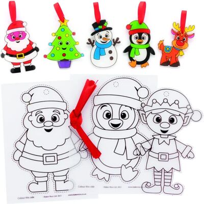 Baker Ross Kerst Shrink Decoraties - 10 Ontwerpen Baker Ross Kerst Shrink Decoraties - 10 Ontwerpen
