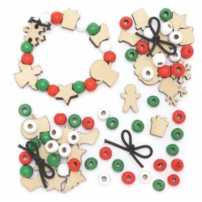 Kit de bracelet de Noël à faire soi-même - Multicolore Kit de bracelet de Noël à faire soi-même - Multicolore