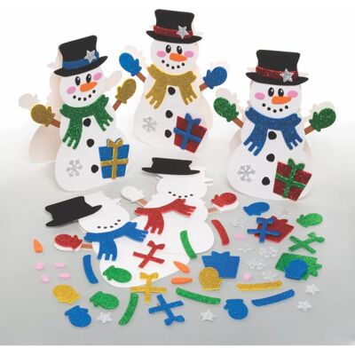 Craft Schneemann Mix & Match Karten-Set - Weihnachten Bastelset Craft Schneemann Mix & Match Karten-Set - Weihnachten Bastelset