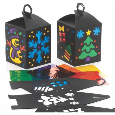 Baker Ross julfönsterkit - Paket med 4 Baker Ross julfönsterkit - Paket med 4