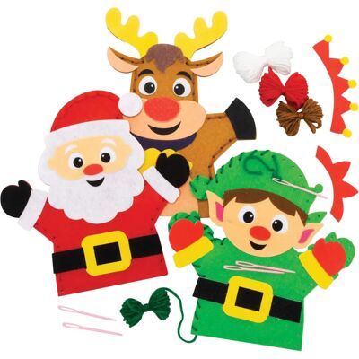 Set med 4 julklappspuppar Set med 4 julklappspuppar