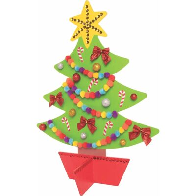 Kit albero di Natale gigante in legno Baker Ross Kit albero di Natale gigante in legno Baker Ross