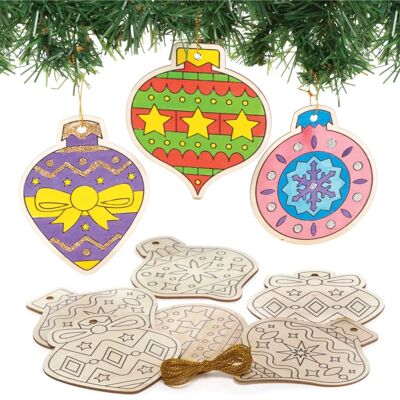 Marke Modell Farbe - Weihnachts-Holzkugeln Marke Modell Farbe - Weihnachts-Holzkugeln