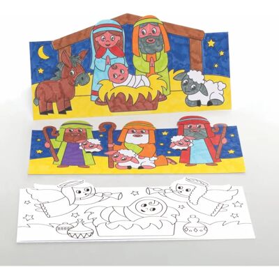 Cartes de Noël à pop-up Baker Ross - 10 pièces - Activité artisanale Cartes de Noël à pop-up Baker Ross - 10 pièces - Activité artisanale