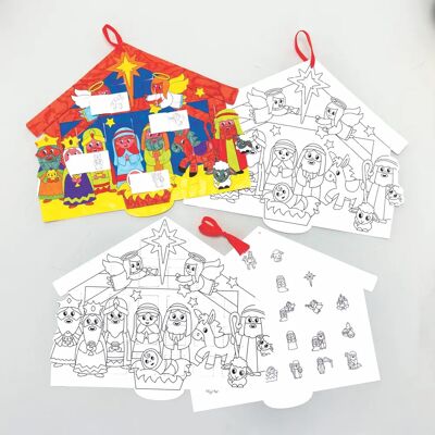 Baker Ross Adventskalender - Bastelset für Weihnachten Baker Ross Adventskalender - Bastelset für Weihnachten