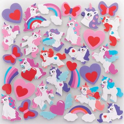 Autocollants en Mousse de Licorne Baker Ross - 200 Pièces - Scrapbooking & Bricolage Autocollants en Mousse de Licorne Baker Ross - 200 Pièces - Scrapbooking & Bricolage