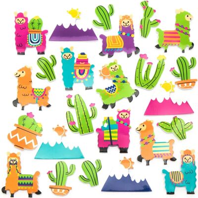 Craft Llama Foam Stickers - Pack de 200 Craft Llama Foam Stickers - Pack de 200