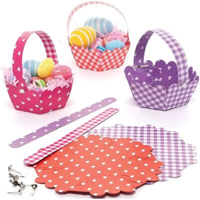 Kit de Paniers en Cœur Baker Ross - 8 Pièces Kit de Paniers en Cœur Baker Ross - 8 Pièces