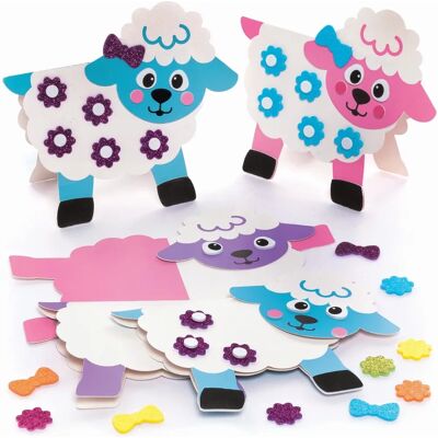 Baker Ross Osterlamm-Kartenset - Packung mit 6 Baker Ross Osterlamm-Kartenset - Packung mit 6