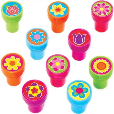 Creative Labs Tampons auto-encreurs à fleurs - Tampons auto-encreurs Creative Labs Tampons auto-encreurs à fleurs - Tampons auto-encreurs