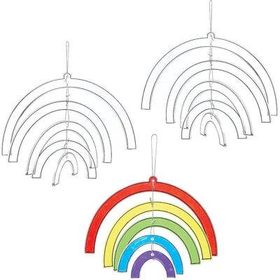 Kit de Décoration Spiralée Arc-en-ciel Baker Ross - Décore et Accroche Kit de Décoration Spiralée Arc-en-ciel Baker Ross - Décore et Accroche