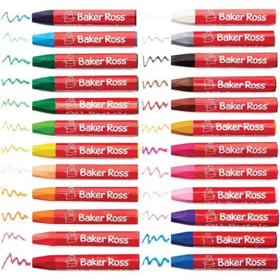 Pastels à l'huile Baker Ross - 24 pièces - Fournitures d'art Pastels à l'huile Baker Ross - 24 pièces - Fournitures d'art