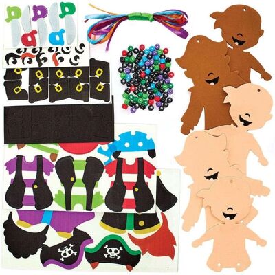 Kit de Pattes Pendantes de Pirate - 5 pièces Kit de Pattes Pendantes de Pirate - 5 pièces