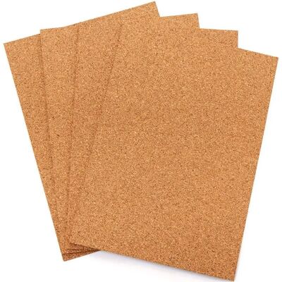 Baker Ross Korkbögen - Natürliche A4 Bastelmaterial - Packung mit 4 Baker Ross Korkbögen - Natürliche A4 Bastelmaterial - Packung mit 4