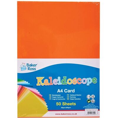 Baker Ross Kaleidoskop der Farben A4 Karton - 50 Blätter Baker Ross Kaleidoskop der Farben A4 Karton - 50 Blätter