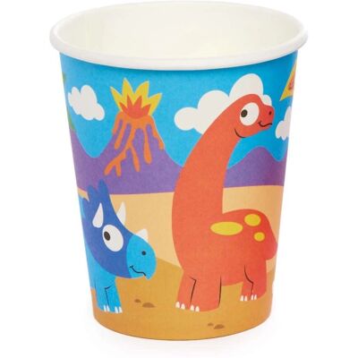 Gobelets Dino de Baker Ross - Pack de 10 pour fête dinosaure Gobelets Dino de Baker Ross - Pack de 10 pour fête dinosaure