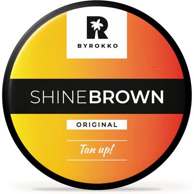 BYROKKO - Shine Brown - 210 ml - Sunbed tanning accelerator BYROKKO - Shine Brown - 210 ml - Sunbed tanning accelerator