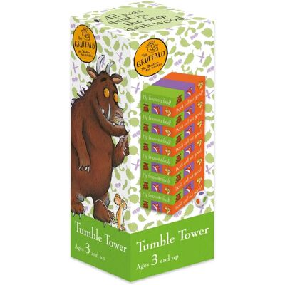 Julia Donaldson Gruffalo Painted Tumble Tower - Family Skill Game Julia Donaldson Gruffalo Painted Tumble Tower - Family Skill Game