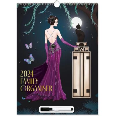 Claire Coxon Art Deco Family Planner 2024 - Family Planner Claire Coxon Art Deco Family Planner 2024 - Family Planner