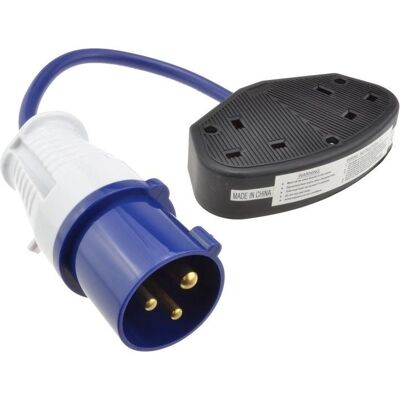 PRO ELEC - PL14284 - Blue - 2 Socket - Power extension lead PRO ELEC - PL14284 - Blue - 2 Socket - Power extension lead