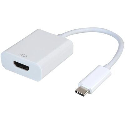 Pro Signal RT50331 USB 3.1 Type-C to 4K HDMI Adapter - White Pro Signal RT50331 USB 3.1 Type-C to 4K HDMI Adapter - White