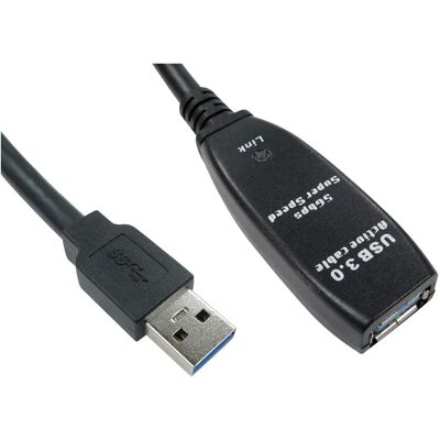Pro Signal Rt50307 10m USB 3.0 Active Extension Lead Pro Signal Rt50307 10m USB 3.0 Active Extension Lead