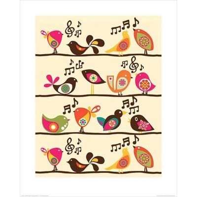 Pyramid - Singing Birds - Valentina Ramos - 40x50 cm - Poster Pyramid - Singing Birds - Valentina Ramos - 40x50 cm - Poster