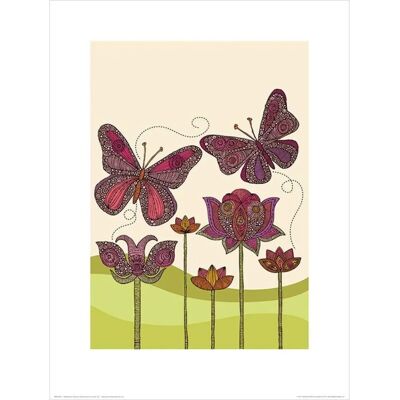 Pyramid - Valentina Ramos Butterflies - 30x40cm - Kunstprint Pyramid - Valentina Ramos Butterflies - 30x40cm - Kunstprint