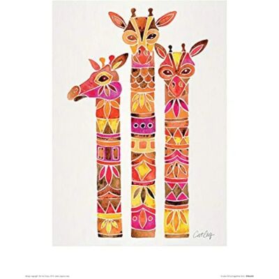 Pyramid International - Cat Coquillette - Giraffe - Stampa Pyramid International - Cat Coquillette - Giraffe - Stampa