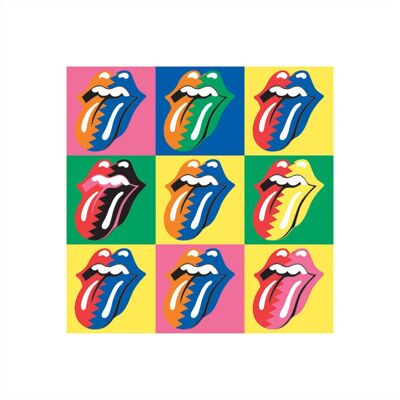 Pyramid The Rolling Stones Pop Art - Poster Pyramid The Rolling Stones Pop Art - Poster