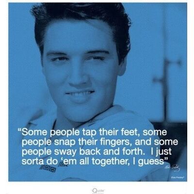 Pyramid Elvis Presley iQuote All Together 40x40cm - Poster Pyramid Elvis Presley iQuote All Together 40x40cm - Poster
