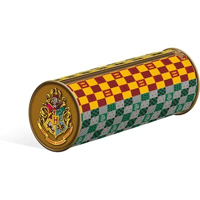 Étui cylindrique Harry Potter - Blasons des maisons - Pyramid International - Publicité Étui cylindrique Harry Potter - Blasons des maisons - Pyramid International - Publicité