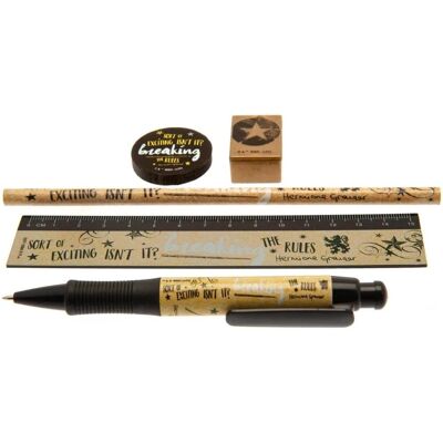 Harry Potter Hermione Schreibset - Bleistift, Kugelschreiber, Lineal Harry Potter Hermione Schreibset - Bleistift, Kugelschreiber, Lineal