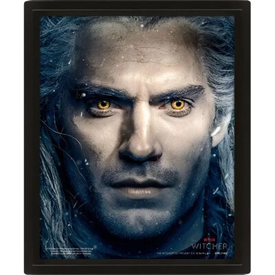 Pack di Poster 3D Effetto Interlacciato The Witcher Incorniciato - Poster Pack di Poster 3D Effetto Interlacciato The Witcher Incorniciato - Poster
