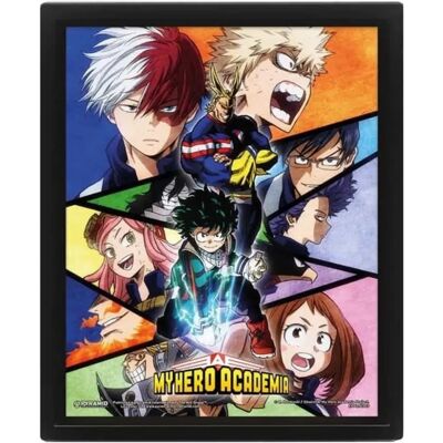 Pyramid My Hero Academia Affiche Lenticulare 3D - Type de Produit - Publicité Pyramid My Hero Academia Affiche Lenticulare 3D - Type de Produit - Publicité
