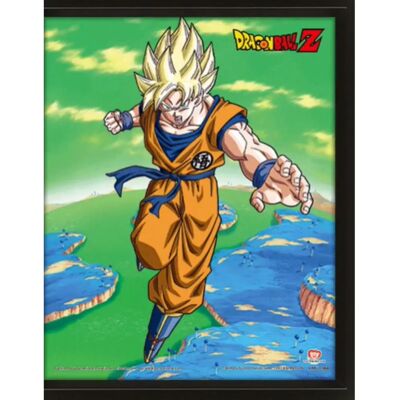Póster 3D Dragon Ball Z Super Saiyan Transformation - Póster Póster 3D Dragon Ball Z Super Saiyan Transformation - Póster