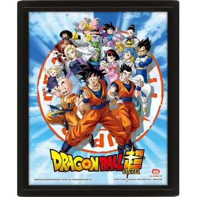 Bandai Dragon Ball Super: Goku & Z Harcosok 3D Lentikuláris Poszter - 26x20cm Bandai Dragon Ball Super: Goku & Z Harcosok 3D Lentikuláris Poszter - 26x20cm