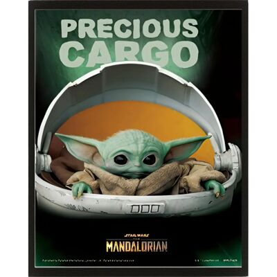 Pyramid International Star Wars: The Mandalorian (Precious Cargo) - 3D Lentikuláris Plakát Pyramid International Star Wars: The Mandalorian (Precious Cargo) - 3D Lentikuláris Plakát