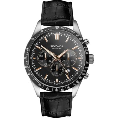 Sekonda Velocity Chronograph - (30017) Black/Black Sekonda Velocity Chronograph - (30017) Black/Black