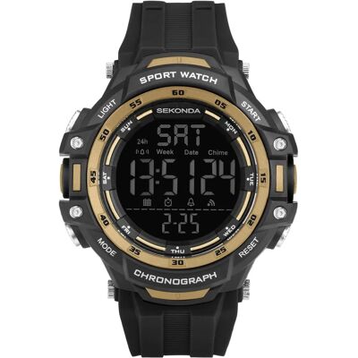 Sekonda Crossfell Digital - 30162 Black/Gold Sekonda Crossfell Digital - 30162 Black/Gold