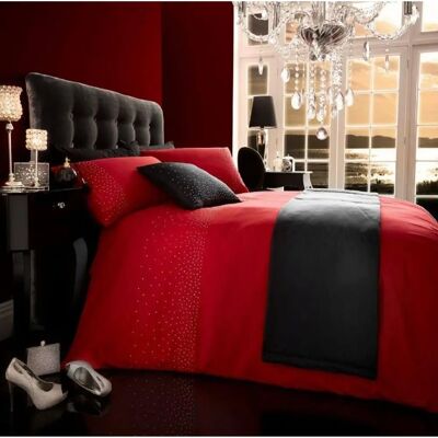 Gaveno Cavailia - Bed-In-A-Bag Duvet Set - Diamante - Red - Duvet Set Gaveno Cavailia - Bed-In-A-Bag Duvet Set - Diamante - Red - Duvet Set